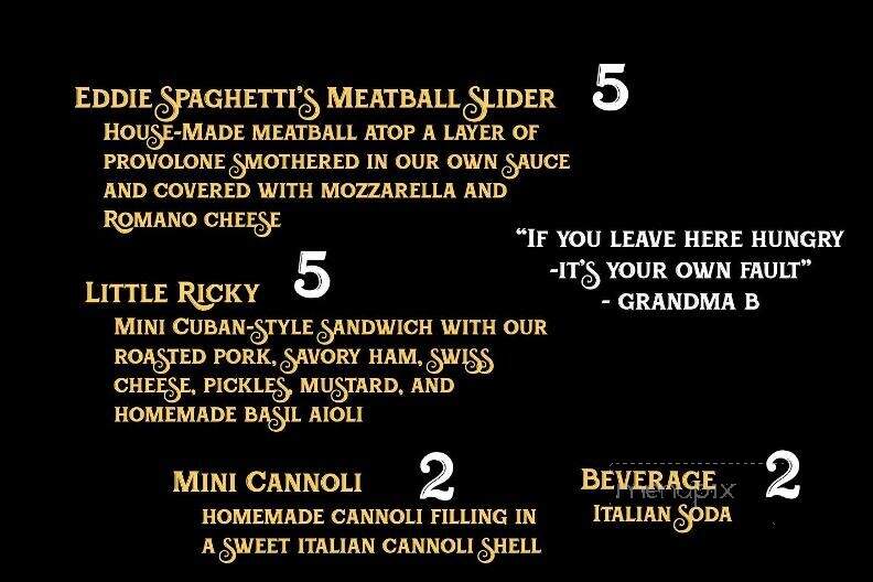 The Deli - East Aurora, NY menu_pic
