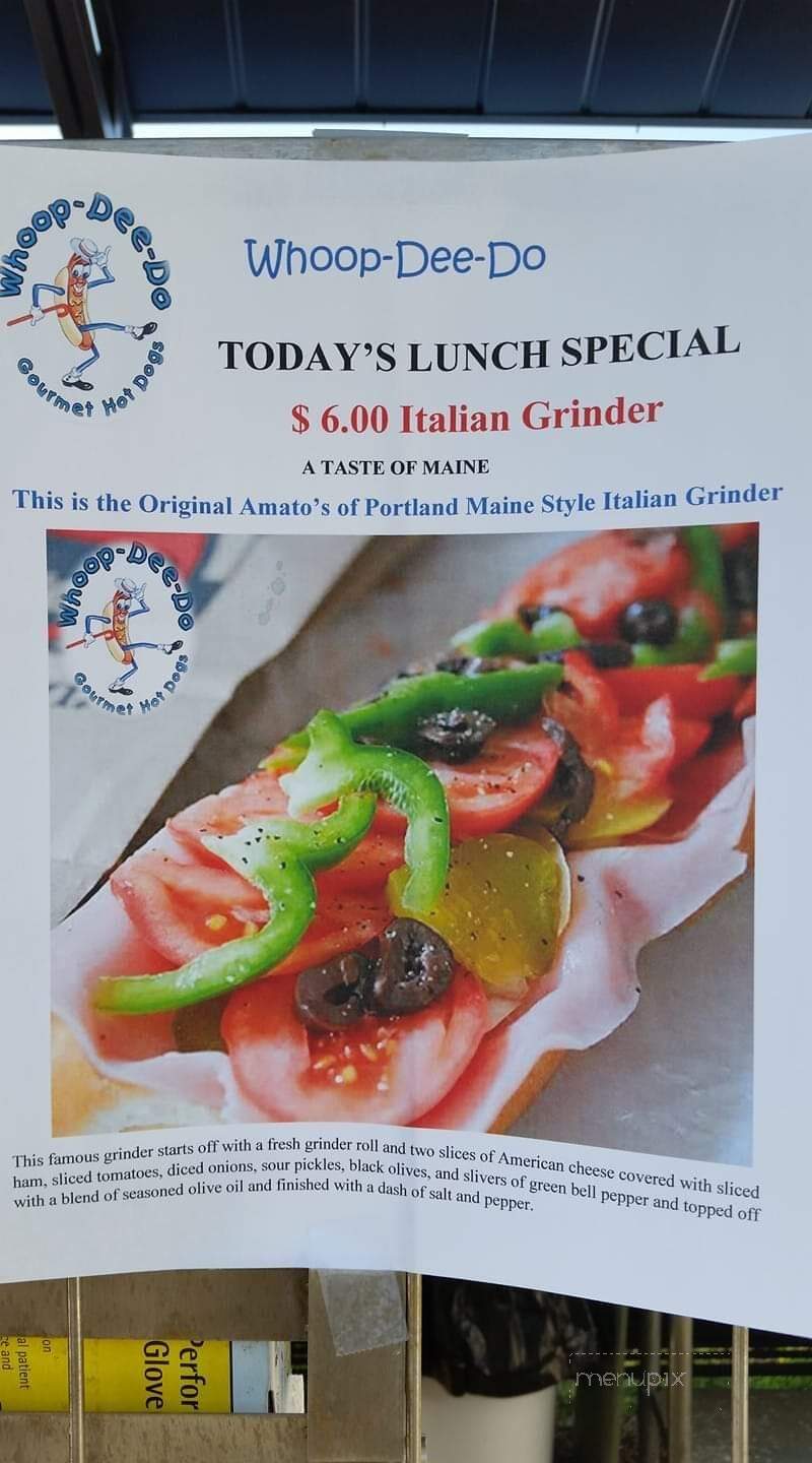 Whoop Dee Do Hot Dogs - Somers, CT menu_pic