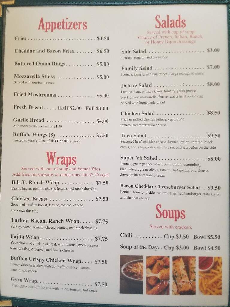 Uncle Vaits - Lexington, OK menu_pic