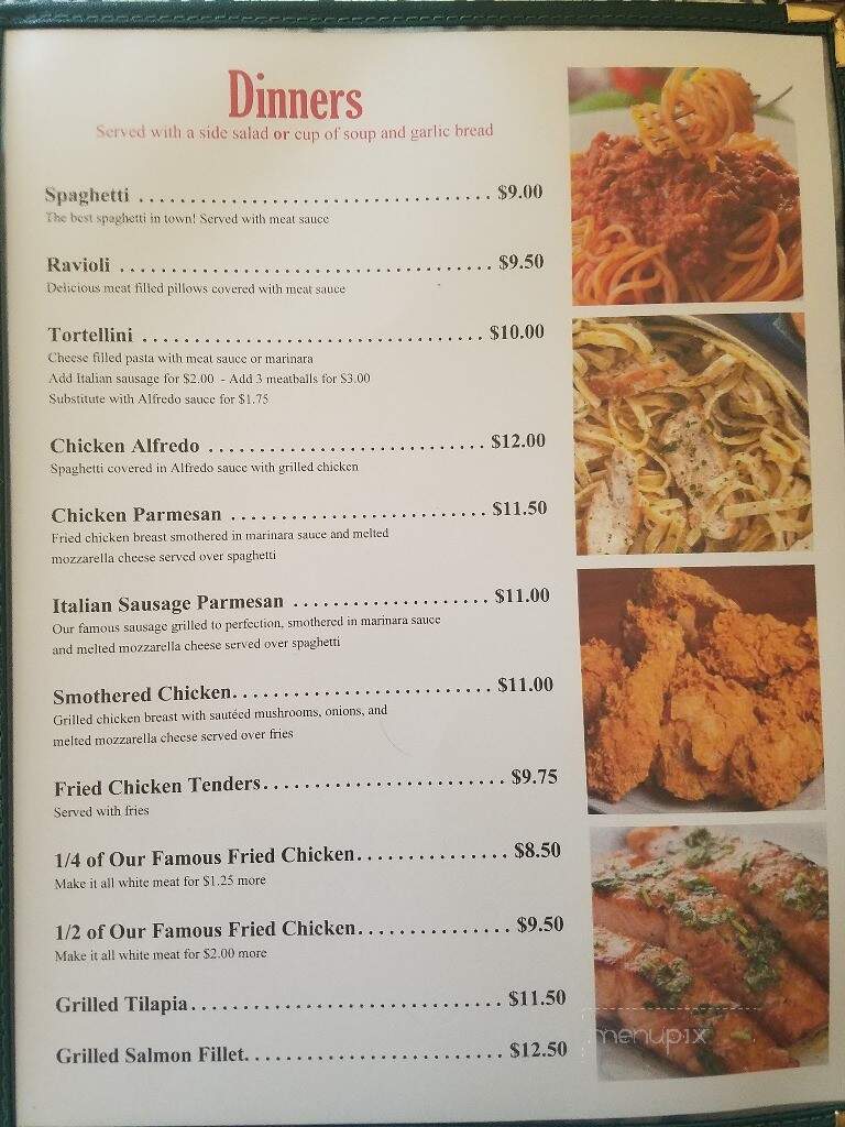 Uncle Vaits - Lexington, OK menu_pic