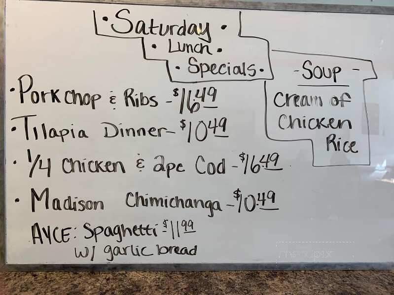 Madison Street Family Restaurant - Pontiac, IL menu_pic