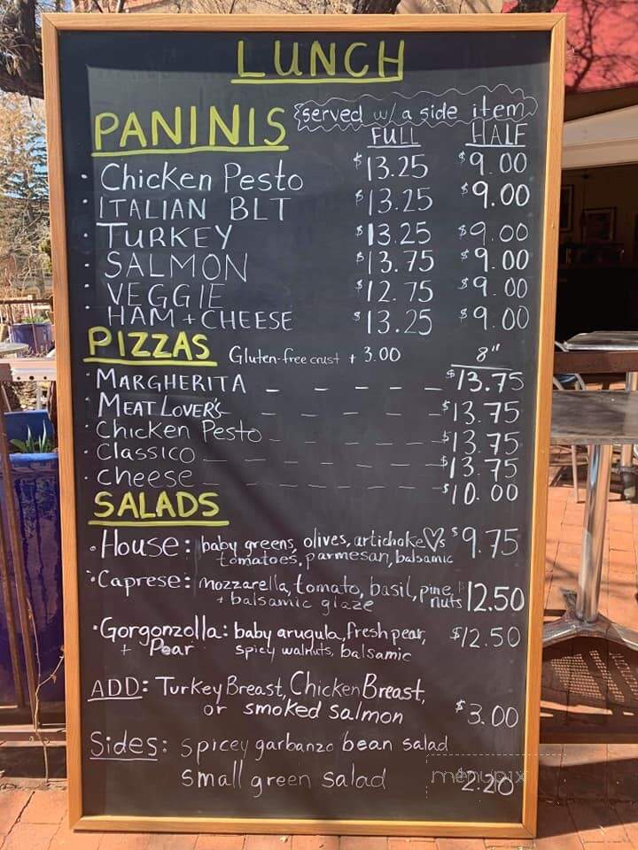 Cake's Corner Cafe - Santa Fe, NM menu_pic