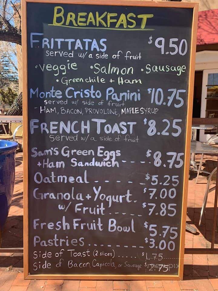 Cake's Corner Cafe - Santa Fe, NM menu_pic