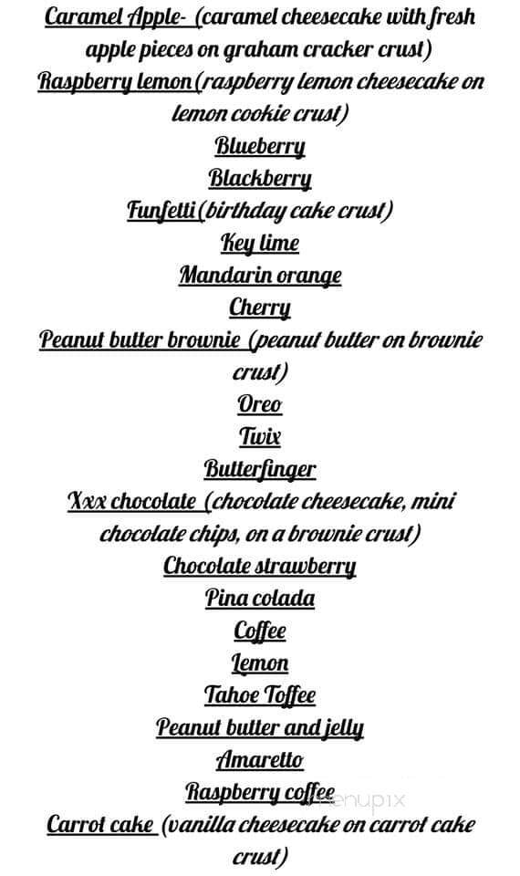 Out West Cafe & Dollface Cheesecakes - Markleeville, CA menu_pic