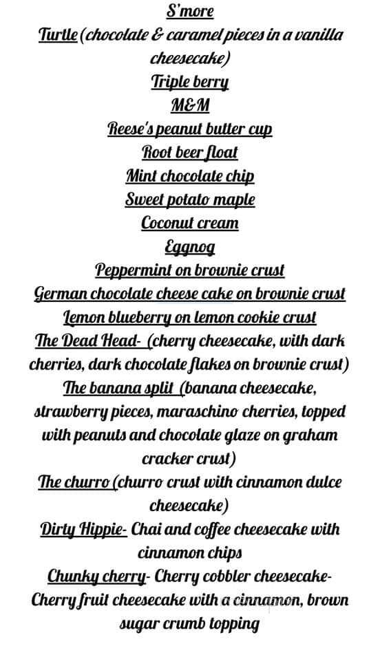 Out West Cafe & Dollface Cheesecakes - Markleeville, CA menu_pic