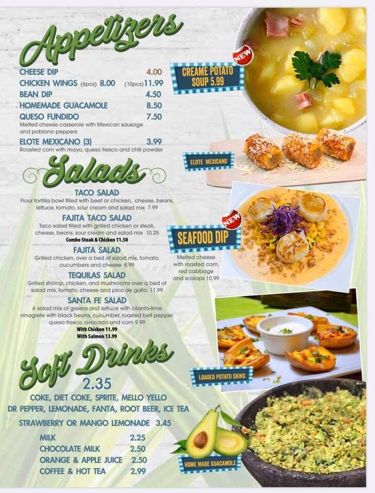 Don Julio Cocina Mexicana - Asheboro, NC menu_pic