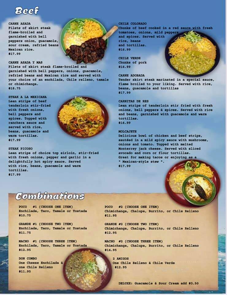 Los Cabos - Thermopolis, WY menu_pic
