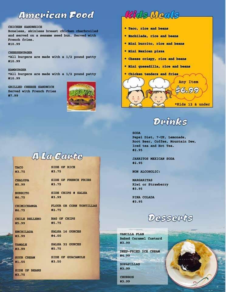 Los Cabos - Thermopolis, WY menu_pic