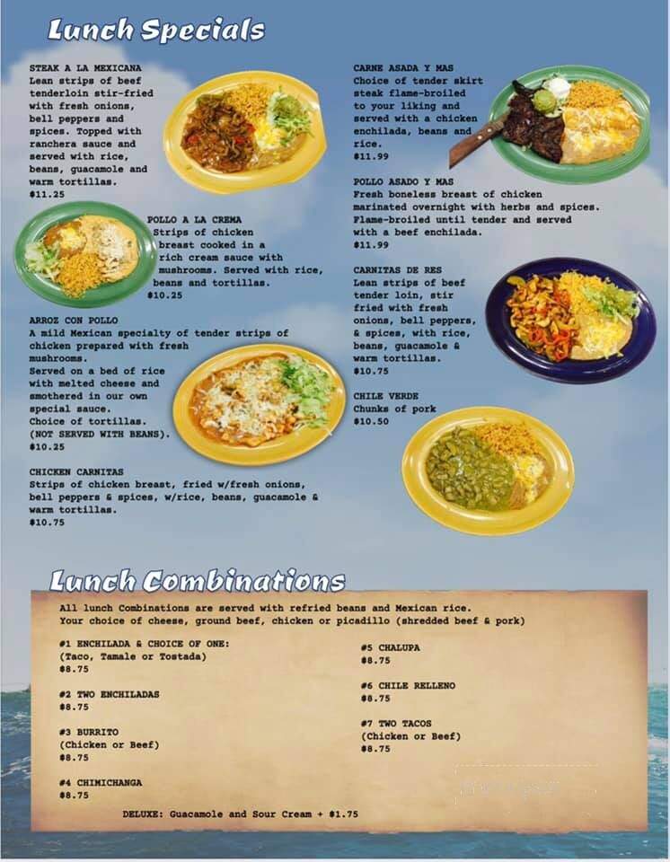 Los Cabos - Thermopolis, WY menu_pic
