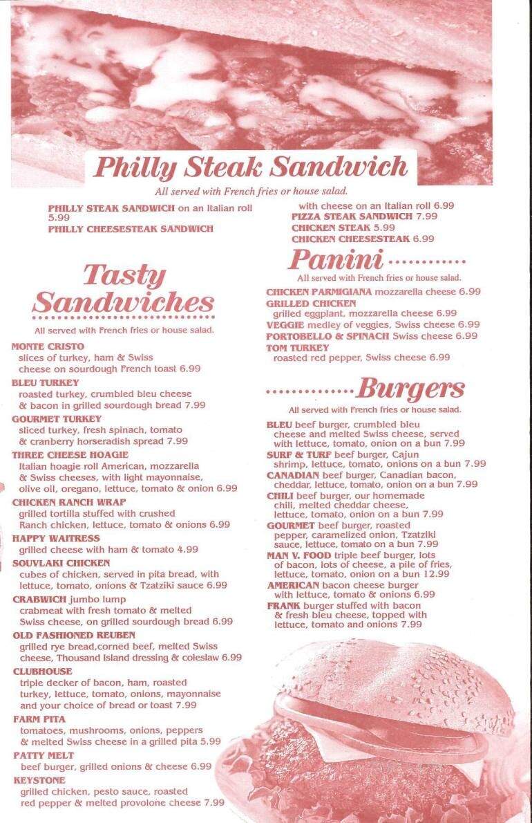 Keystone Grill - Norristown, PA menu_pic