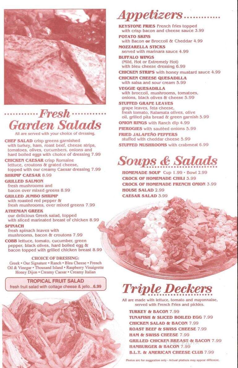 Keystone Grill - Norristown, PA menu_pic