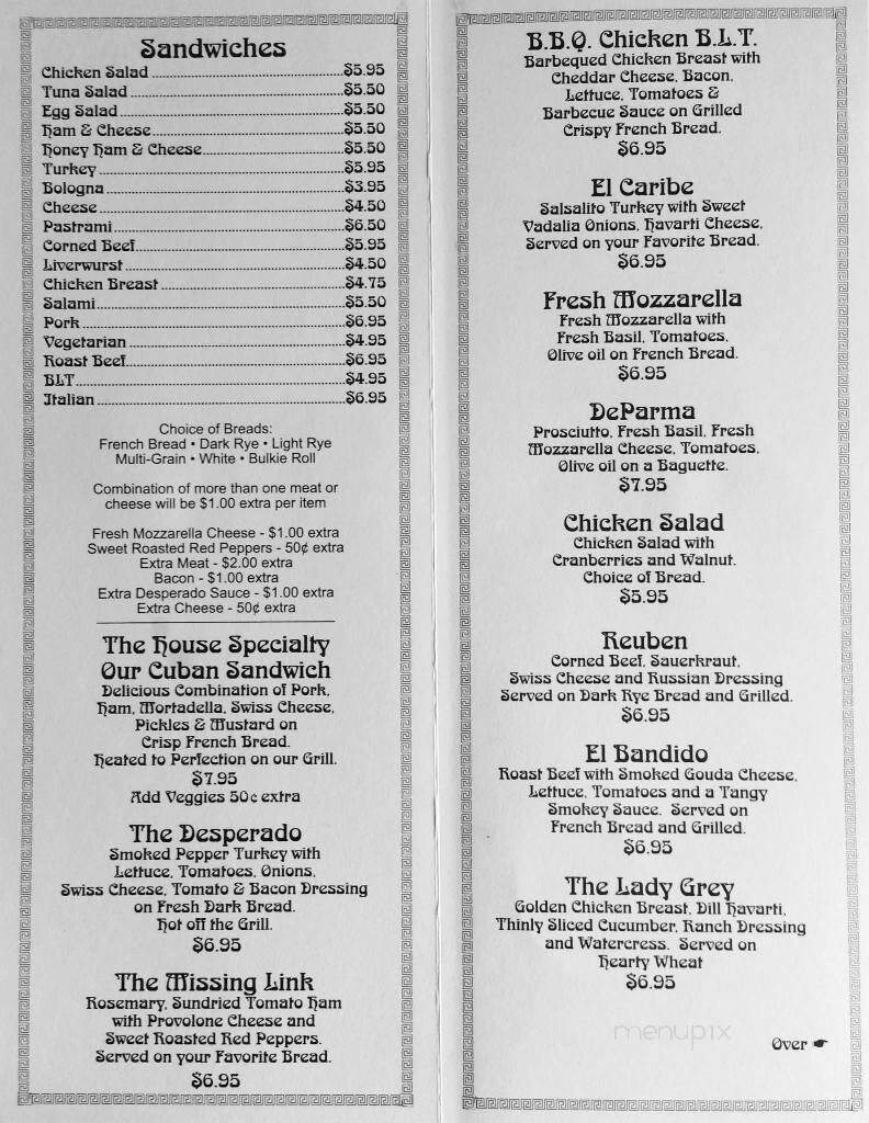 Montrose Spa - Cambridge, MA menu_pic