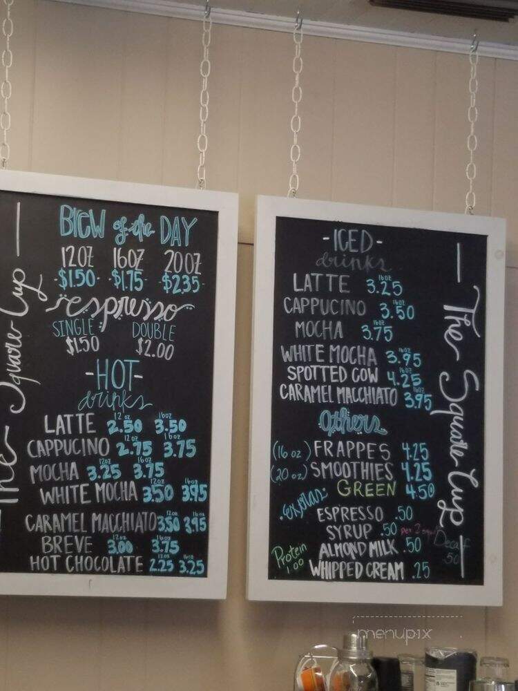The Square Cup - Grove Hill, AL menu_pic