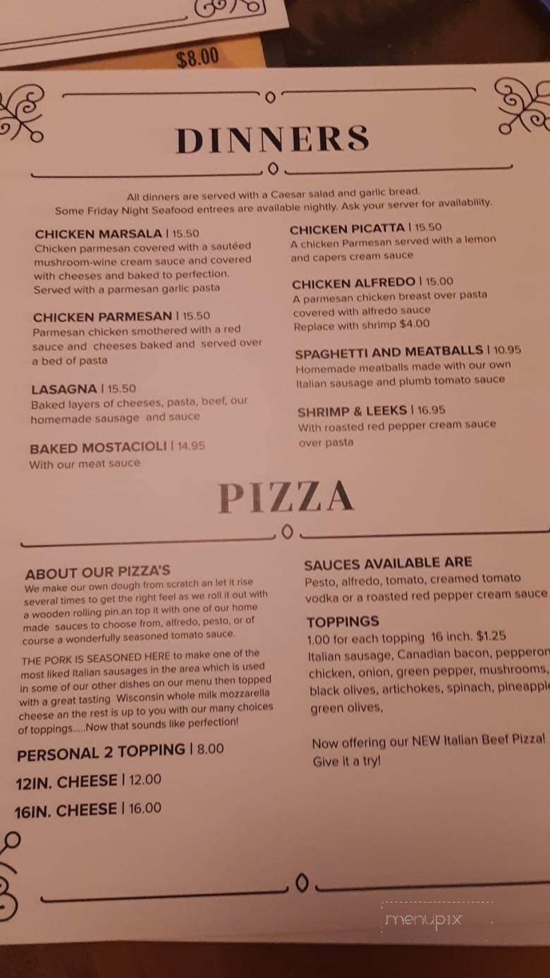 Jack Pine Saloon - Adams, WI menu_pic
