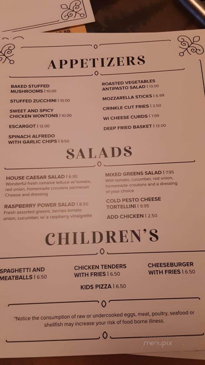 Jack Pine Saloon - Adams, WI menu_pic