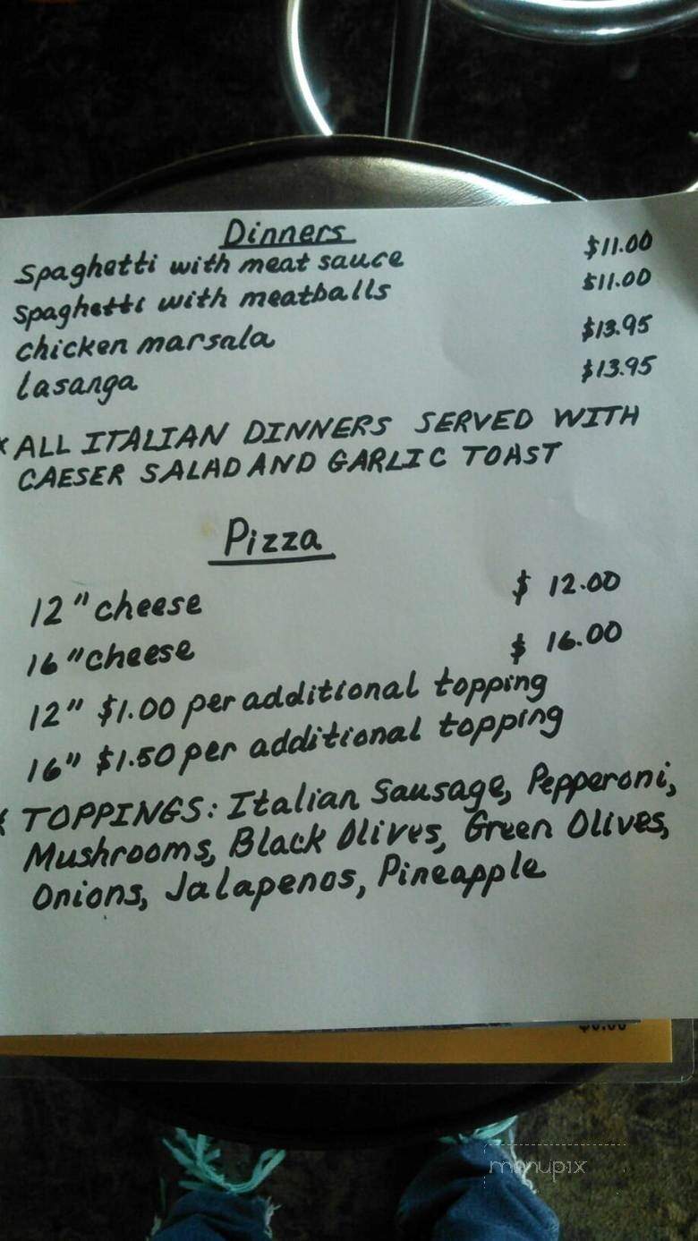 Jack Pine Saloon - Adams, WI menu_pic