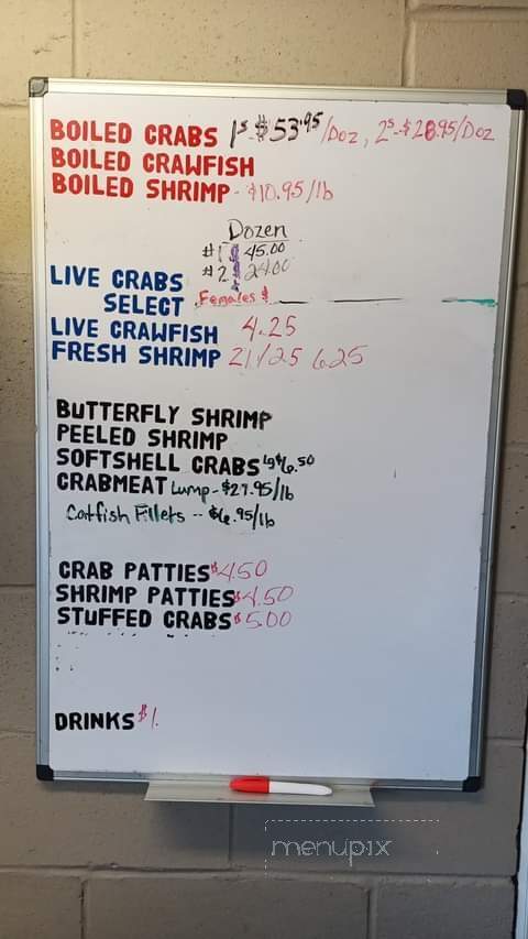 L & R Seafood - Houma, LA menu_pic