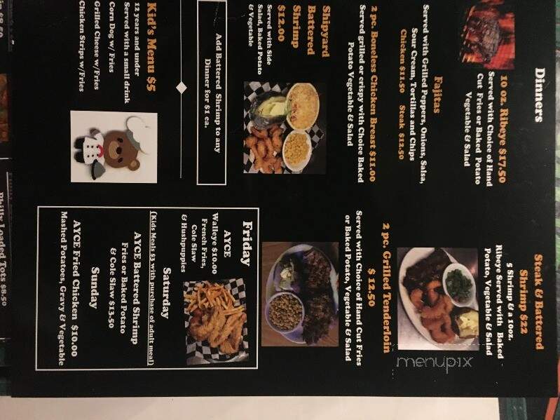 Mucks Place - Pana, IL menu_pic