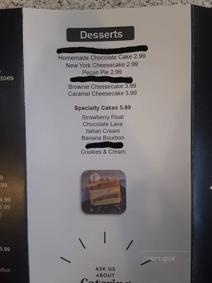 Grill House Seafood & Burgers - Stuttgart, AR menu_pic