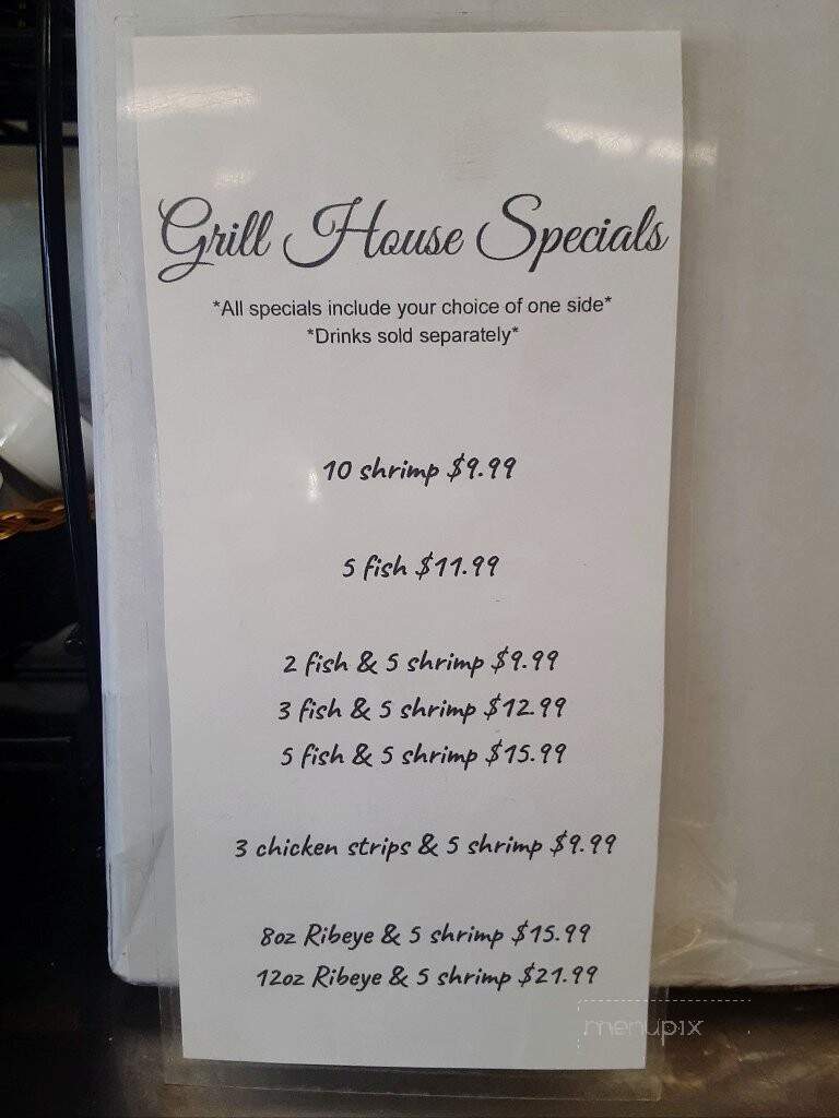 Grill House Seafood & Burgers - Stuttgart, AR menu_pic