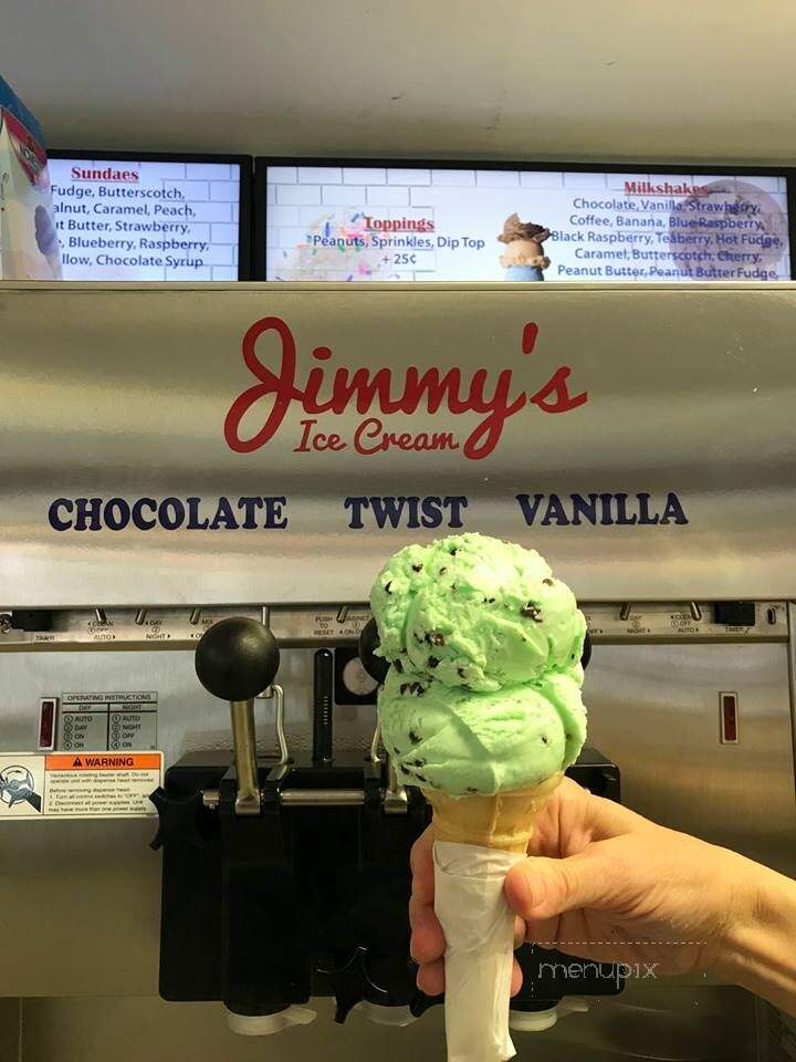 Jimmy's Ice Cream - East Stroudsburg, PA menu_pic