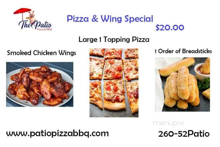 The Patio Pizza & BBQ - Roanoke, IN