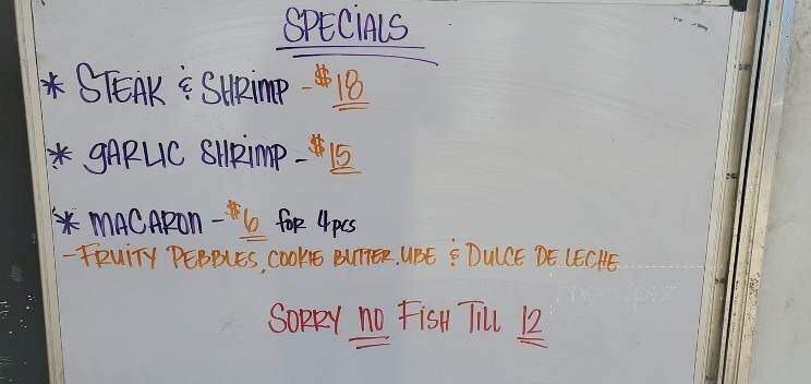 Aloha Braised Food Truck - Lahaina, HI menu_pic