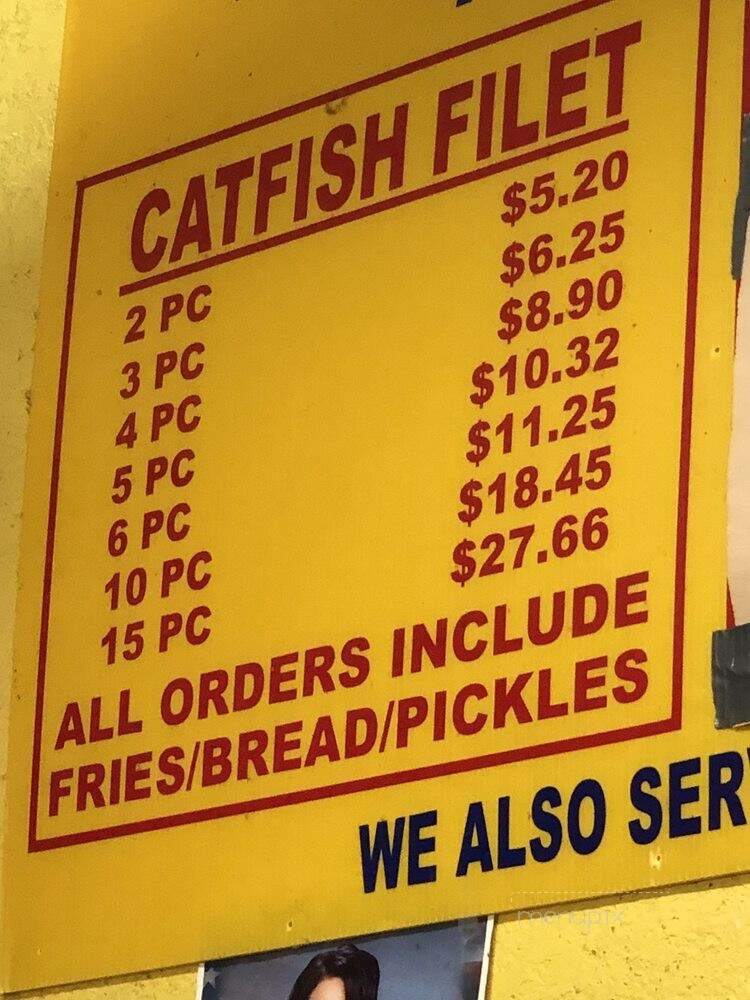 Stanley's Catfish Inn - Dallas, TX menu_pic