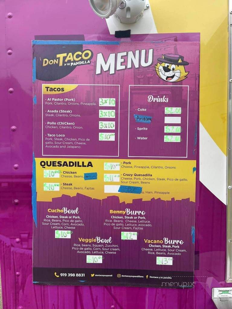The Crazy Comet Creamery - Clayton, NC menu_pic