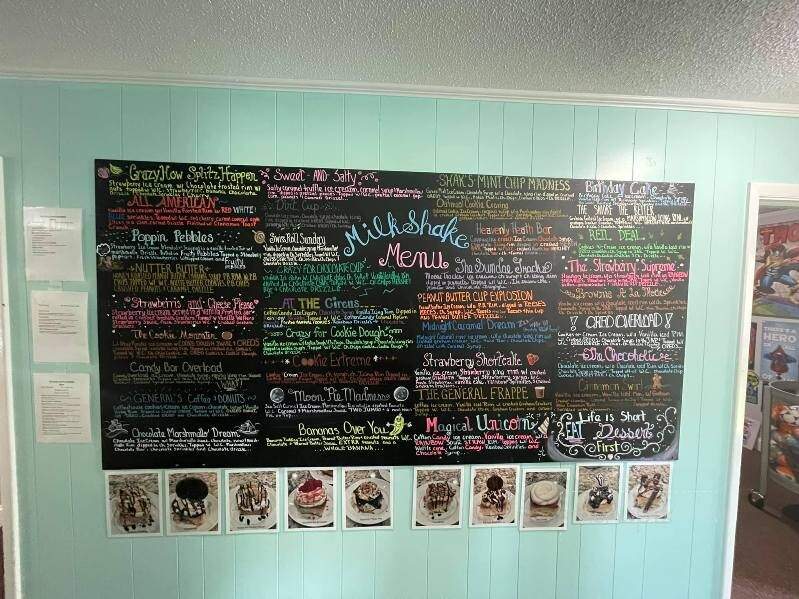 The Crazy Comet Creamery - Clayton, NC menu_pic