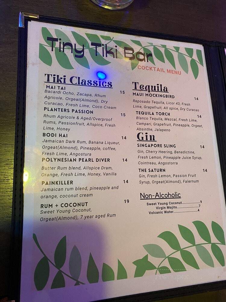 Tiny Tiki Bar - Washington, DC