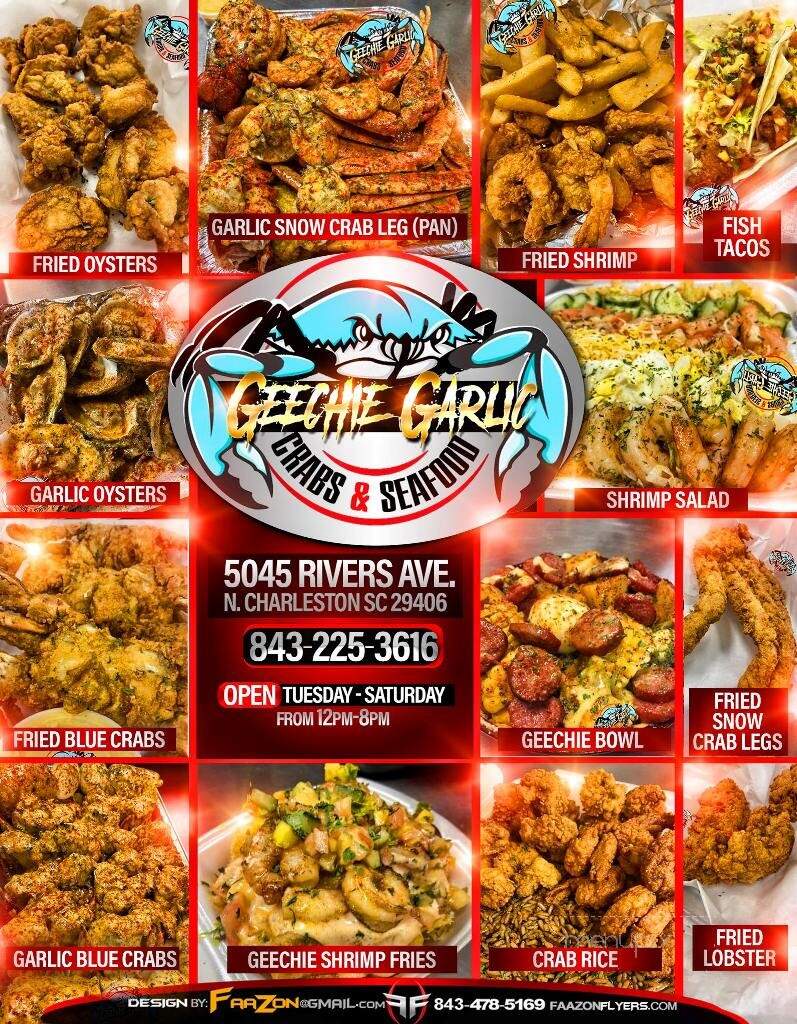 Geechie Garlic Crabs & Seafood - North Charleston, SC menu_pic