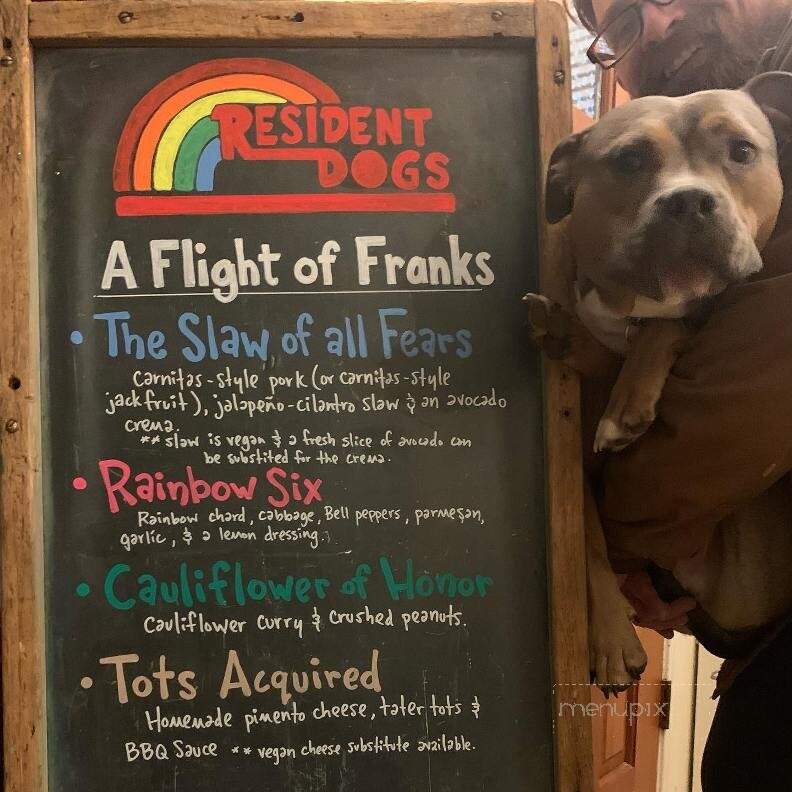 Resident Dogs - Greenville, SC menu_pic
