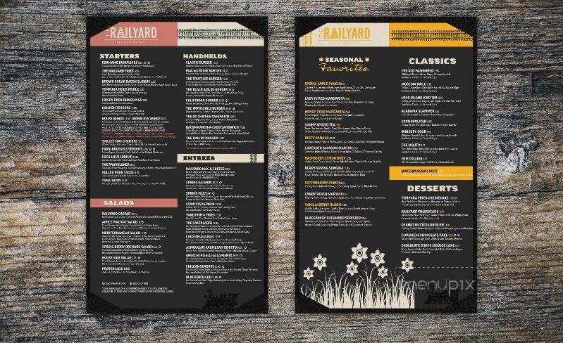 The Railyard - Scranton, PA menu_pic
