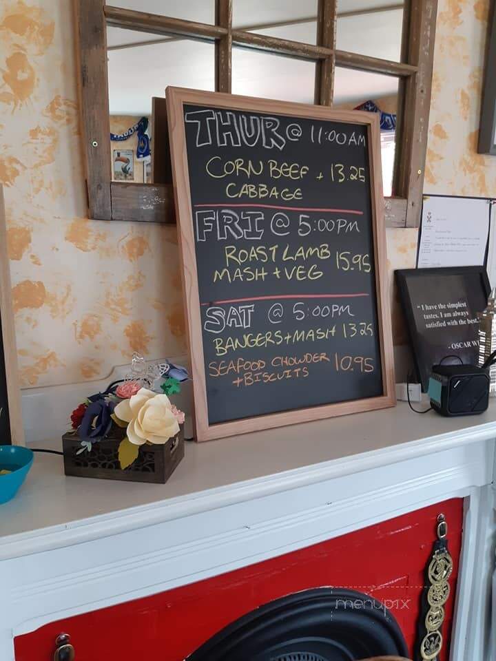 Great British Grub - Truro, NS menu_pic