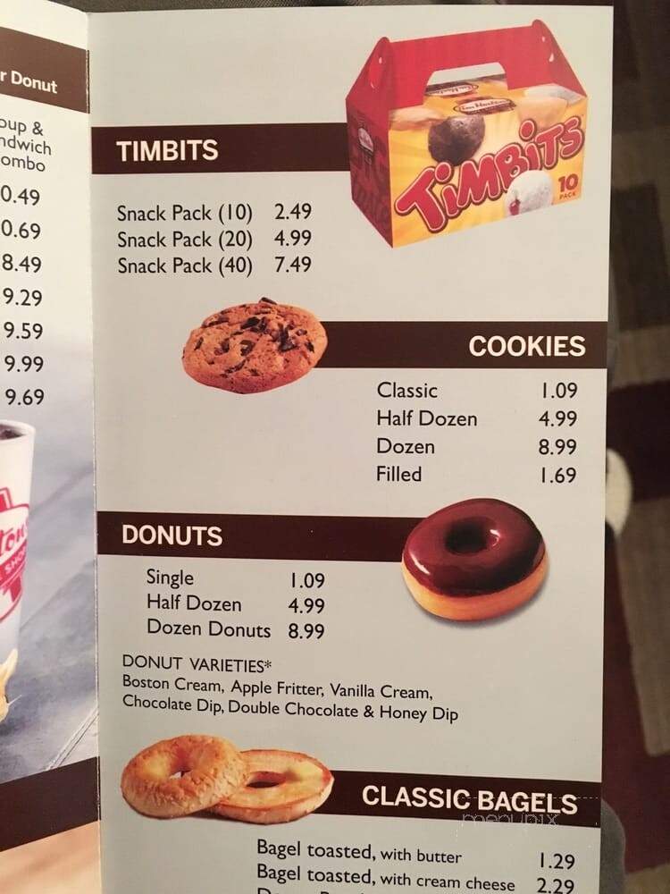 Tim Hortons - Stratford, NJ menu_pic