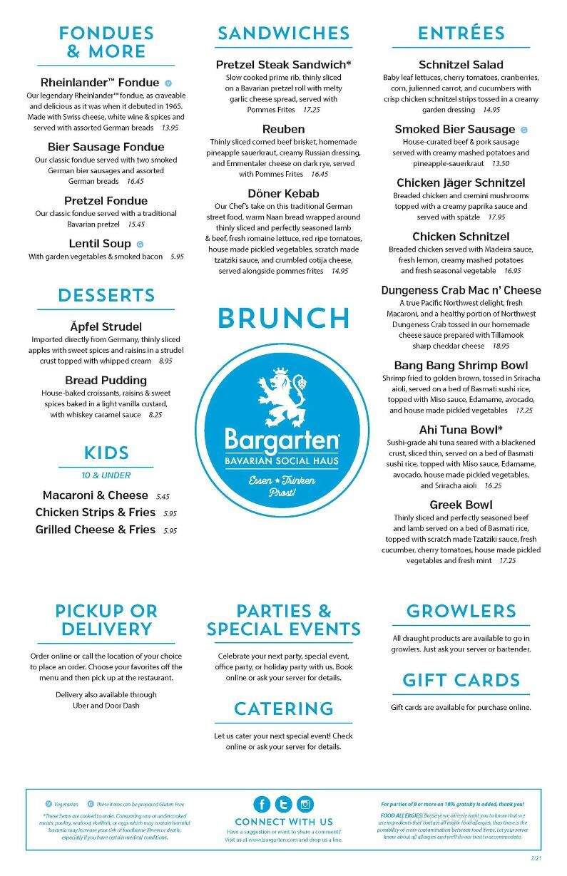 Gustav's Bargarten - Keizer, OR menu_pic