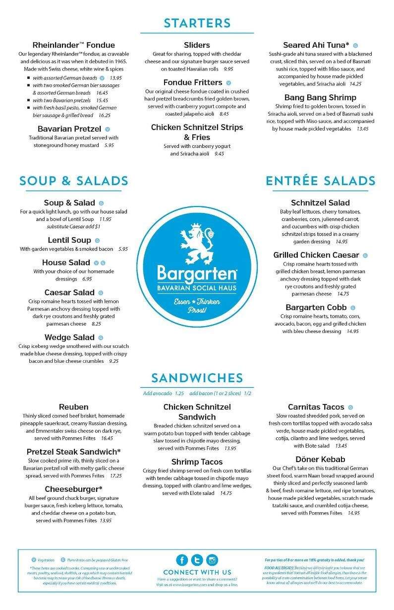 Gustav's Bargarten - Keizer, OR menu_pic