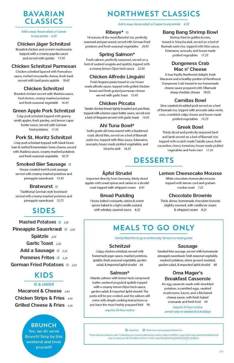 Gustav's Bargarten - Keizer, OR menu_pic