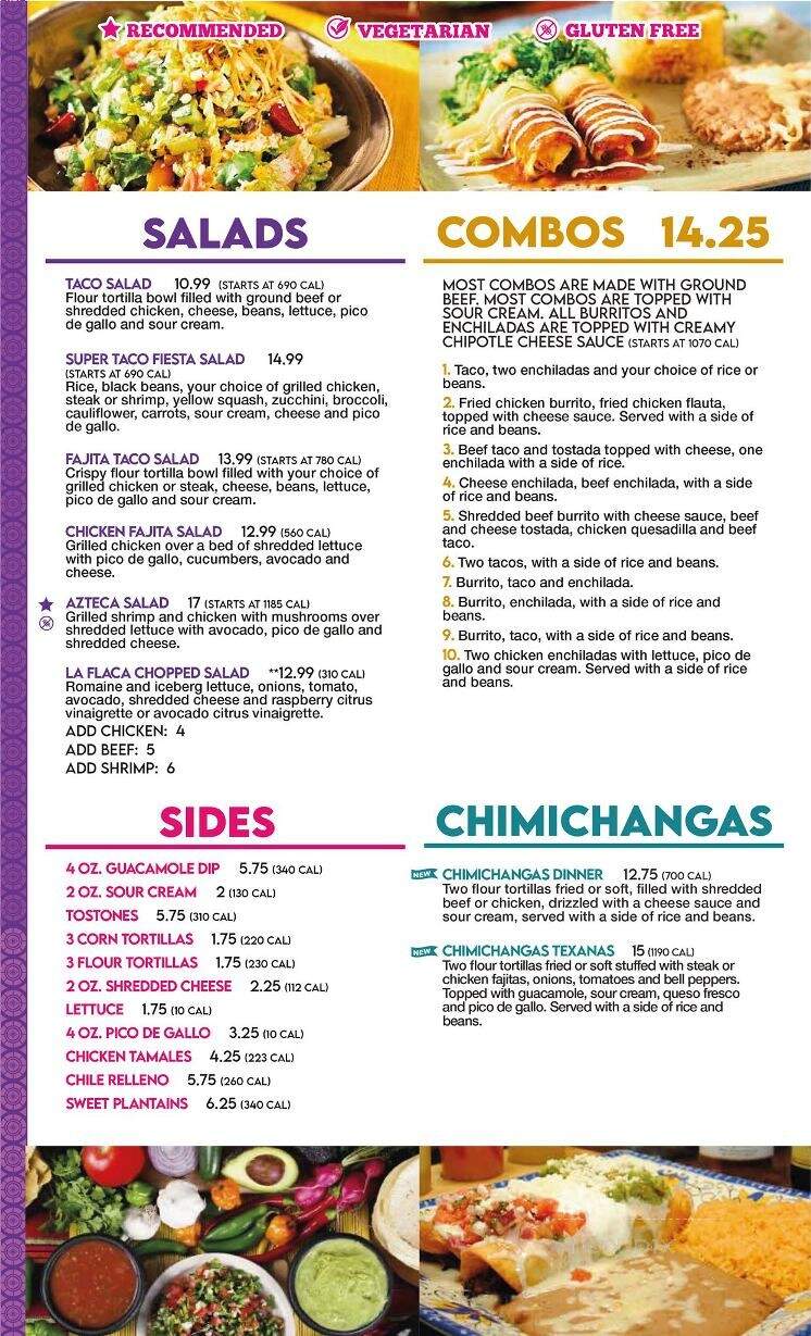Plaza Azteca - White Oak, PA menu_pic