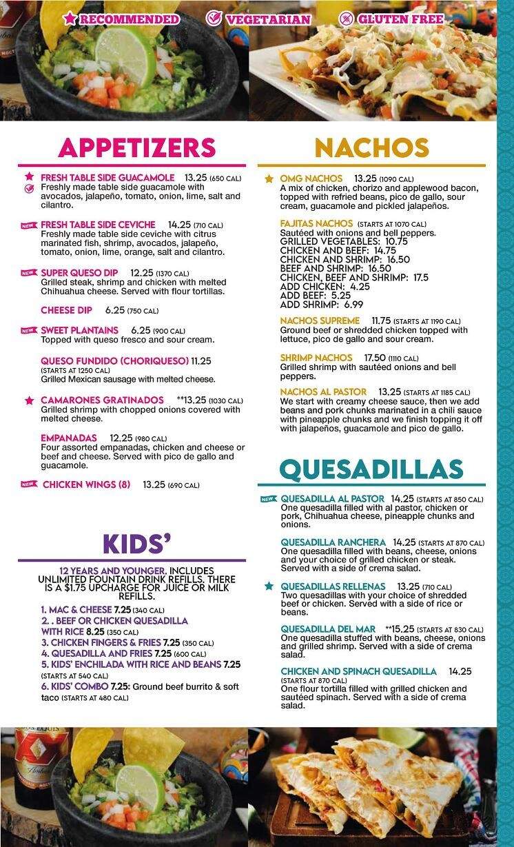 Plaza Azteca - White Oak, PA menu_pic