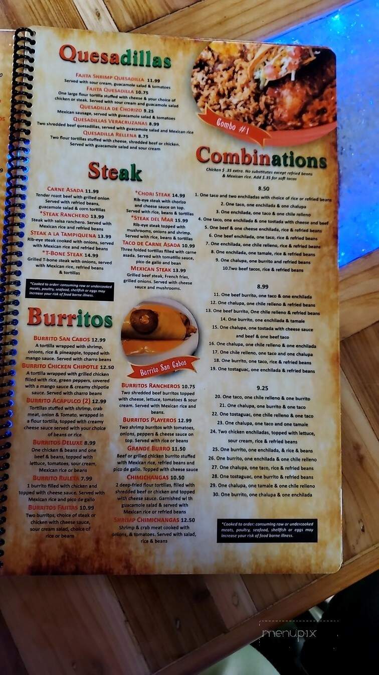 El Ranchero - Murfreesboro, NC menu_pic