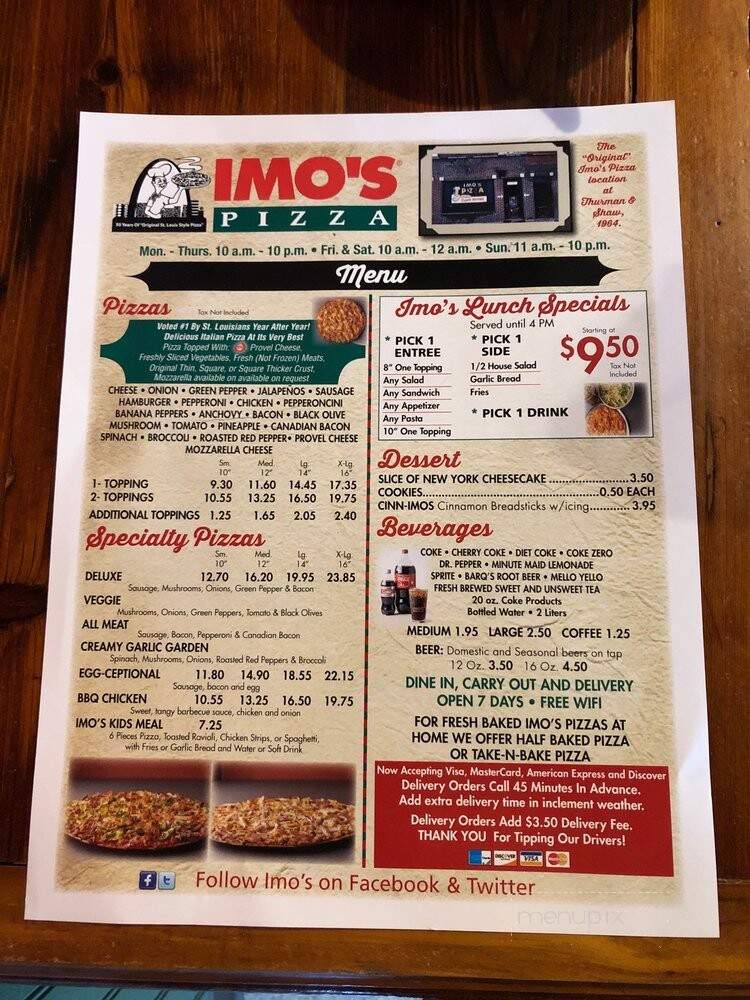 Imo's Pizza - Pacific, MO