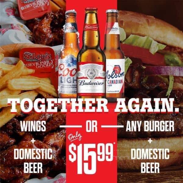 St. Louis Bar & Grill - Collingwood, ON menu_pic