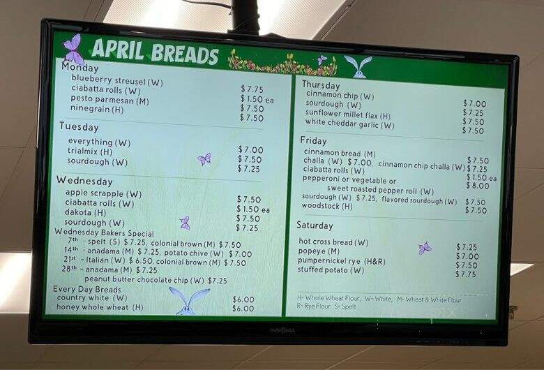 Great Harvest Bread Co. - Vernon, CT menu_pic
