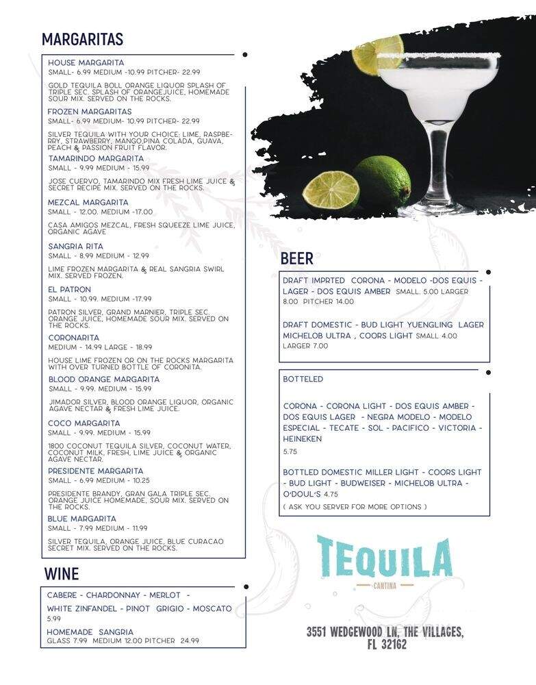 Naldo's Mexican kitchen - The Villages, FL menu_pic
