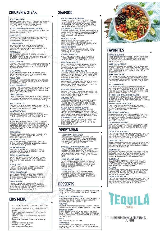 Naldo's Mexican kitchen - The Villages, FL menu_pic