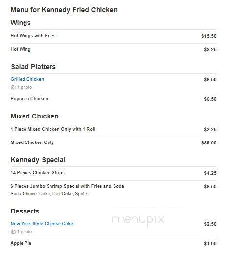 Kennedy Fried Chicken - Danbury, CT
