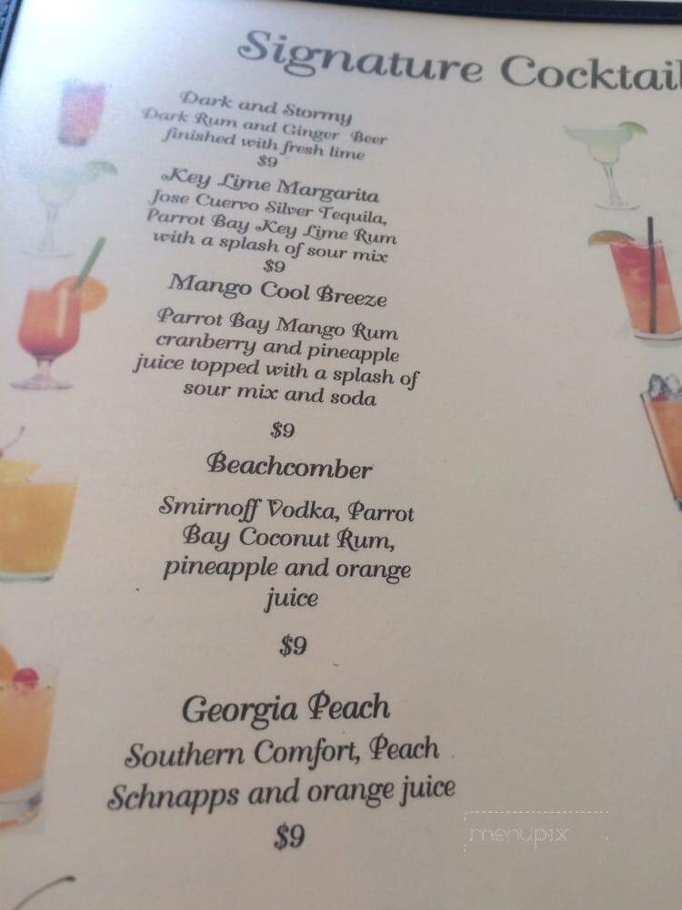 Captain's Table - Ocean City, MD menu_pic
