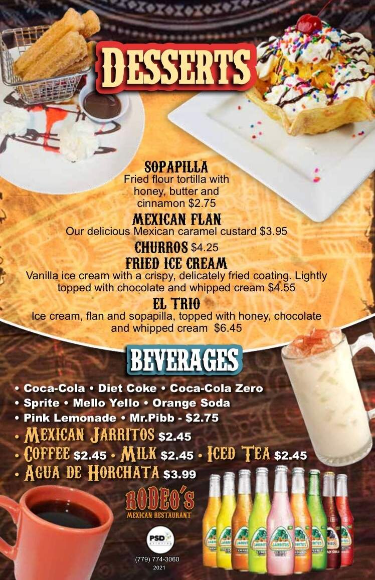 Rodeo Mexican Restaurant - Headland, AL menu_pic